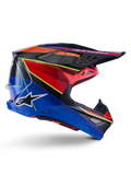 Alpinestars Helmet Supertech SM10 Era Helmet - Blue Red Yellow Fluo Gloss