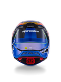 Alpinestars Helmet Supertech SM10 Era Helmet - Blue Red Yellow Fluo Gloss