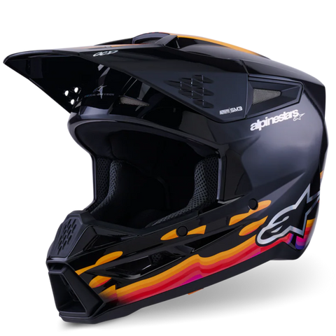 Alpinestars Helmet SM3 Force Helmet Black Gloss