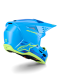 Alpinestars Helmet SM3 Force Helmet Cyan Gloss