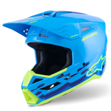 Alpinestars Helmet SM3 Force Helmet Cyan Gloss