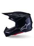 Alpinestars Helmet Supertech S-M7 Solid Helmet - Black Gloss