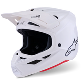 Alpinestars Helmet Supertech S-M7 Solid Helmet - White Gloss
