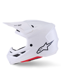 Alpinestars Helmet Supertech S-M7 Solid Helmet - White Gloss