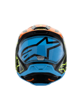 Alpinestars Youth SM3 Fray Orange Yellow Gloss Helmet