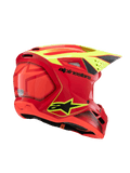 Alpinestars Youth SM3 Fray Red Yellow Black Gloss Helmet