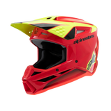 Alpinestars Youth SM3 Fray Red Yellow Black Gloss Helmet