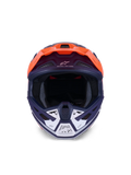 Alpinestars Helmet Supertech S-M7 Core Helmet ECE06  - Orange Blue Matt
