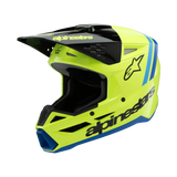 Alpinestars Youth SM3 Radium Yellow Black Blue Helmet