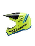 Alpinestars Youth SM3 Radium Yellow Black Blue Helmet