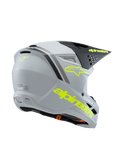 Alpinestars Youth SM3 Radium Grey Black Yellow Matte Helmet