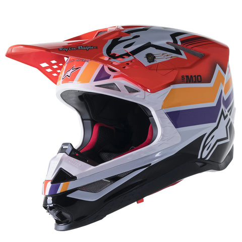 Alpinestars Helmet SM10 TLD Edition Firestarter Red
