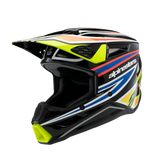 Alpinestars Youth SM3 Wurx Black Yellow Blue Red Helmet