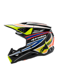 Alpinestars Youth SM3 Wurx Black Yellow Blue Red Helmet