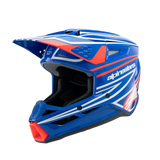 Alpinestars Youth SM3 Wurx Blue Red White Helmet