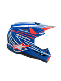 Alpinestars Youth SM3 Wurx Blue Red White Helmet