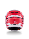 Alpinestars Helmet Supertech S-M7 Deed Helmet - Red Black White Gloss