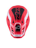 Alpinestars Helmet Supertech S-M7 Deed Helmet - Red Black White Gloss