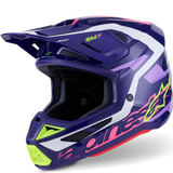 Alpinestars Helmet Supertech S-M7 Deed Helmet - Purple Pink Gloss