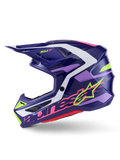Alpinestars Helmet Supertech S-M7 Deed Helmet - Purple Pink Gloss
