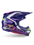 Alpinestars Helmet Supertech S-M7 Deed Helmet - Purple Pink Gloss