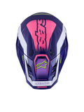 Alpinestars Helmet Supertech S-M7 Deed Helmet - Purple Pink Gloss