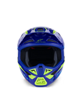 Alpinestars Helmet Supertech S-M7 Deed Helmet - Blue Yellow Fluo Gloss