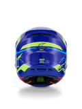 Alpinestars Helmet Supertech S-M7 Deed Helmet - Blue Yellow Fluo Gloss
