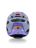 Alpinestars Helmet SM3 Jettson Gray Purple Black Gloss