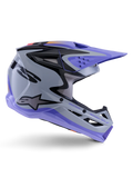 Alpinestars Youth Helmet SM3 Jettson Gray Purple Black Gloss