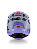 Alpinestars Youth Helmet SM3 Jettson Gray Purple Black Gloss