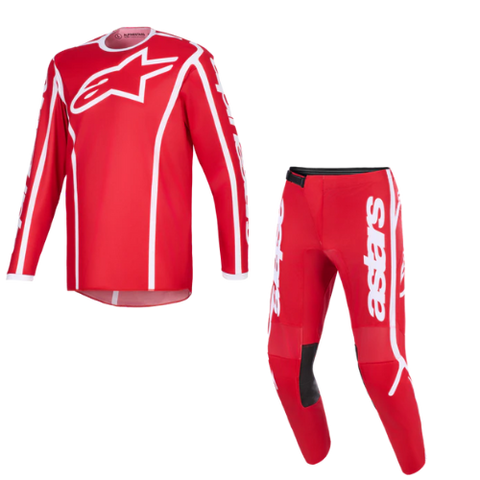 2026 Alpinestars Fluid Apex Kit Combo - Red White