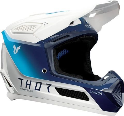 Thor Fleet Storm Helmet - White Navy