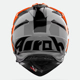 Airoh Bandit Tune Orange Gloss Adventure Helmet