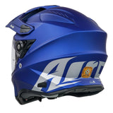 Airoh Commander Blue Matt Adventure Helmet