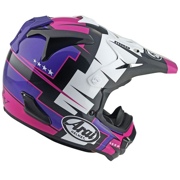Limited Edition Arai Mxv 2020 Arai Helmet MX-V Evo Battle Purple