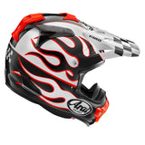 Arai Helmet MX-V Evo Flame - White