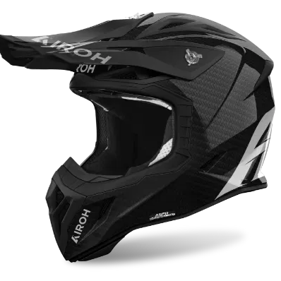 Airoh ACE 2 Full Carbon Gloss Black MX Helmet