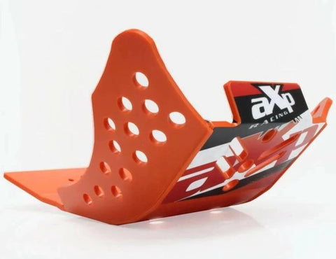 AXP Motocross PHD Orange 6mm Glide Skid Plate - KTM