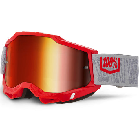 100% Accuri 2 Goggle Mirror Lens - Gatorback Red
