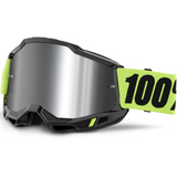 100% Accuri 2 Goggle Neon Yellow - Mirror Silver Lens