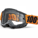100% Accuri 2 MTB Goggle Clear Lens - Orange