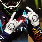 Fist Strapped Stocker Earth Bone Gloves
