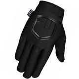 Fist Strapped Stocker Black Gloves