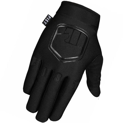 Fist Strapped Stocker Black Gloves