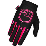Fist Strapped Stocker Fluro Pink Gloves