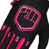Fist Strapped Stocker Fluro Pink Gloves