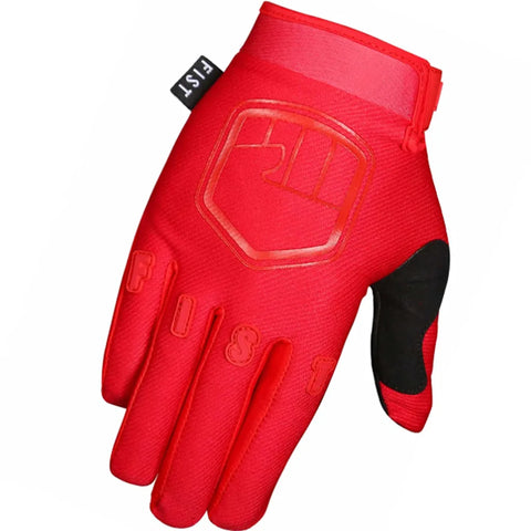 Fist Strapped Stocker Red Gloves