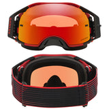 Oakley Airbrake Goggles Motion Red Prizm MX Torch Lens