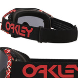 Oakley Airbrake Goggles Eddie Red Dark Grey Lens